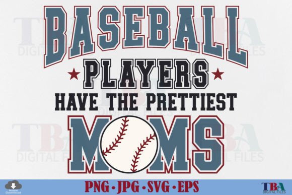 Baseball Mom SVG: Graphics for T-Shirt Designs
