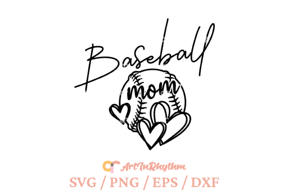 Baseball Mom SVG: Premium Graphics for T-Shirt Designs