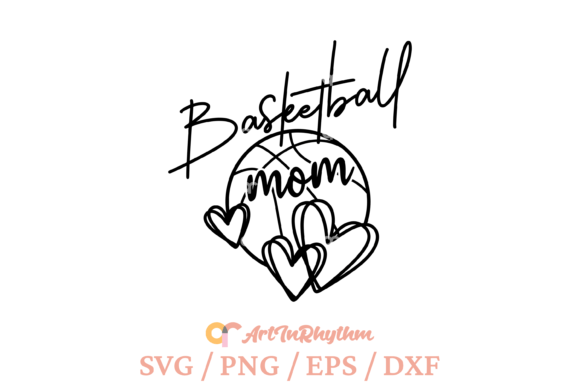 Basketball Mom SVG: Graphics for T-Shirt Designs