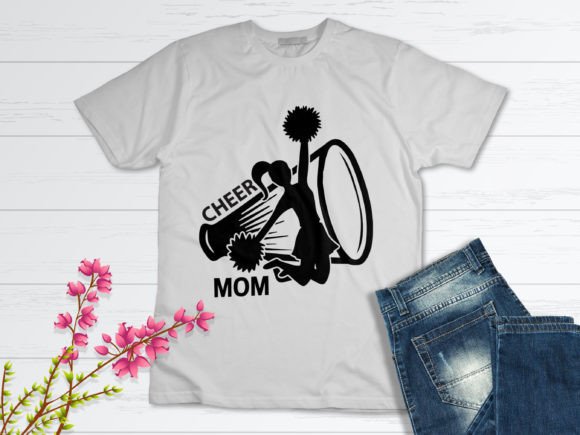 Cheer Mom SVG Bundle: Graphics for T-Shirt Designs