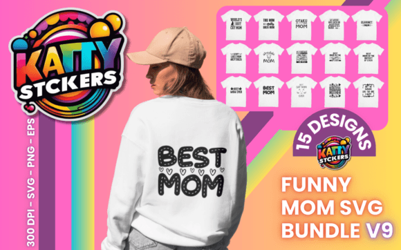 Funny Mom Svg Bundle V9: Graphics for T-Shirt Designs