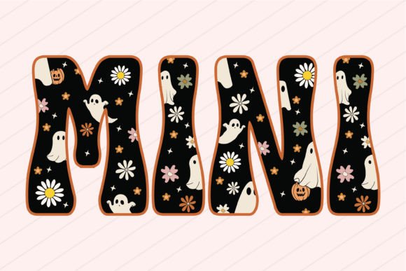 Halloween Mini Mama Mom SVG: Graphics for T-Shirt Designs