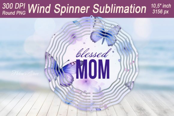 Mother's Day Wind Spinner Graphics for Crafts