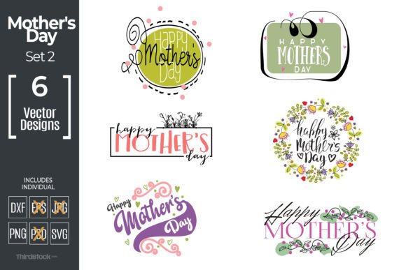 Mothers Day Typography: Graphics for Crafts & Brands