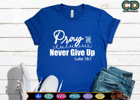 Pray and Never Give Up: Graphics for Crafts