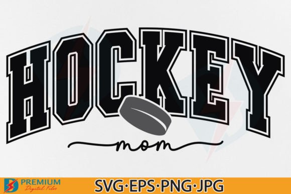Retro Hockey Mama Graphics for T-Shirt Designs