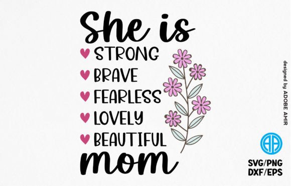 She is Strong SVG: Bold Graphics for T-Shirt Designs