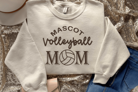 Volleyball Mom SVG: Graphics for T-Shirt Designs